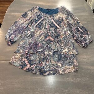 Paisley Print Women's Top